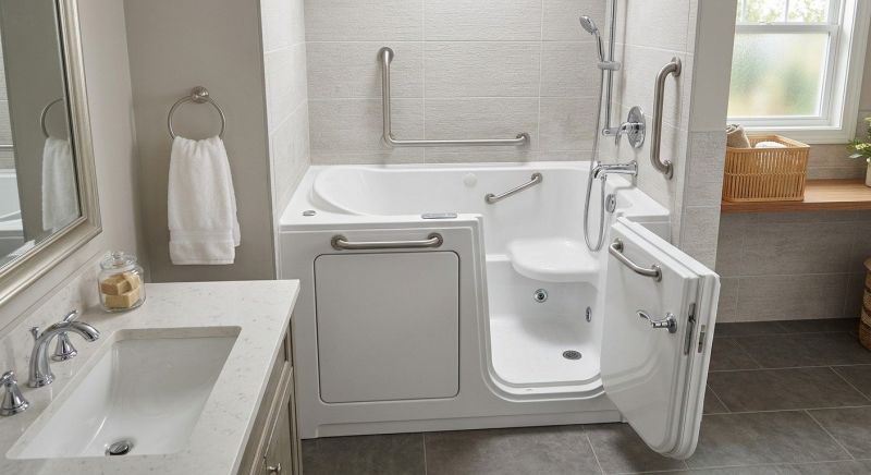 Elderly Bathtub Installation in Howard County, MD